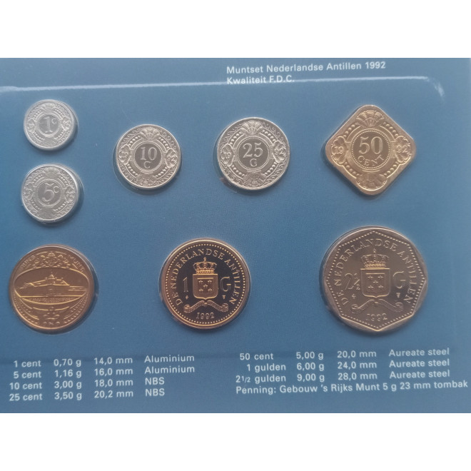 Moneta Antyle Holenderskie 5 Cent 1985