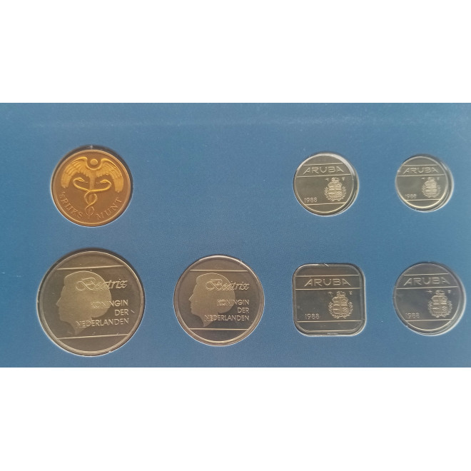 Moneta Aruba 2,5 Florin 1986