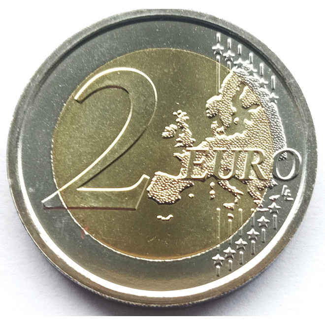 Rewers monety San Marino 2 euro 2024