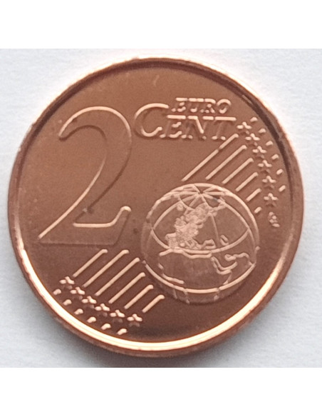 Rewers monety San Marino 2 Eurocent 2024