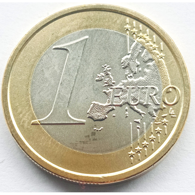 Rewers monety San Marino 1 Euro 2024