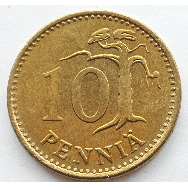 Moneta Finlandia 10 Penni 1985