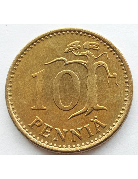Moneta Finlandia 10 Penni 1985