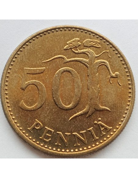 Moneta Finlandia 50 Penni 1985