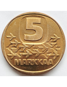 Moneta Finlandia 5 Marka1985 2