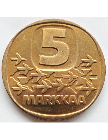 Moneta Finlandia 5 Marka1985