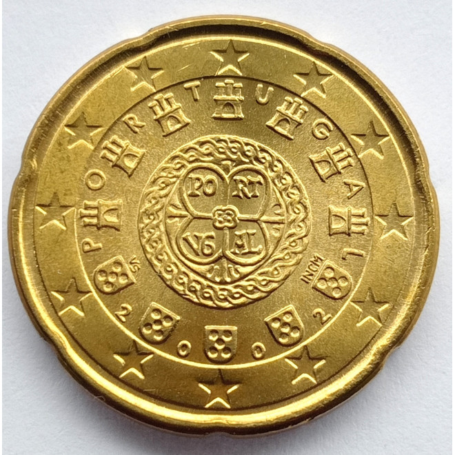 Moneta Portugalia 2 Euro Cent 2002