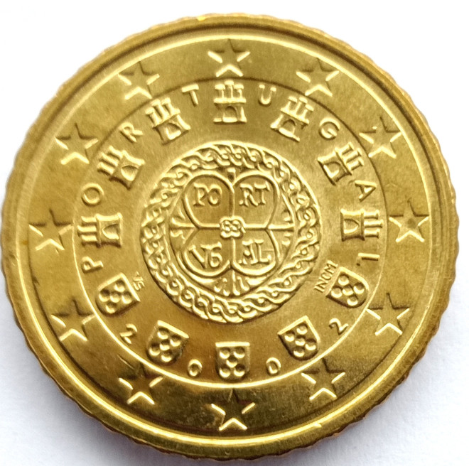Moneta Portugalia 2 Euro Cent 2002