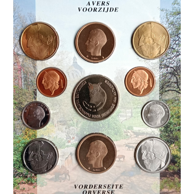 Moneta Belgia Różne euro zestaw menniczy  2010