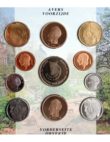 Moneta Belgia Różne euro zestaw menniczy  2010