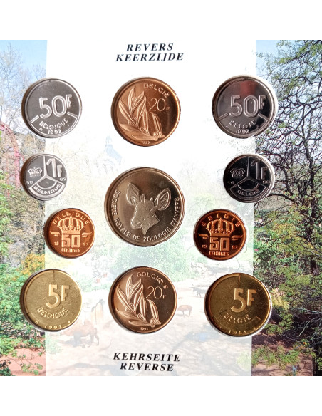 Moneta Belgia Różne euro zestaw menniczy  2010