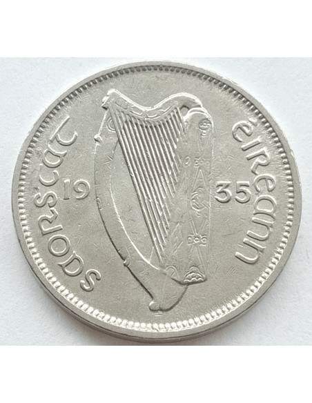 Moneta Irlandia 6 Pensów 1928