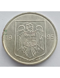 Awers monety Rumunia 5 lei 1995 Republika Rumunii