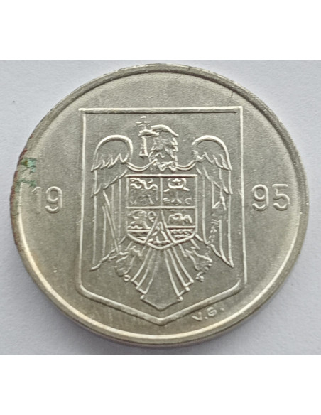 Awers monety Rumunia 5 lei 1995 Republika Rumunii