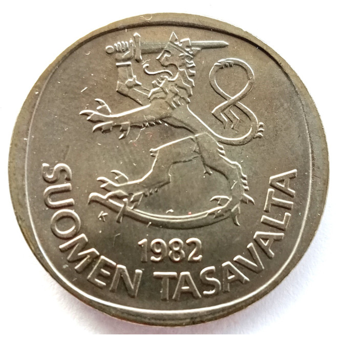 Moneta Finlandia 1 Marka1985