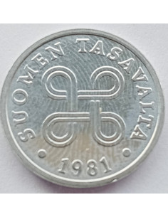 Moneta Finlandia 5 Penni 1985