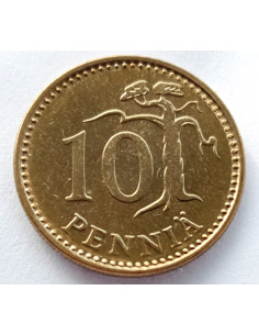 Moneta Finlandia 10 Penni 1985 2