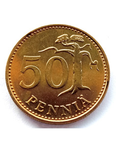 Moneta Finlandia 50 Penni 1985 2