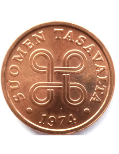 Moneta Finlandia 5 Penni 1985