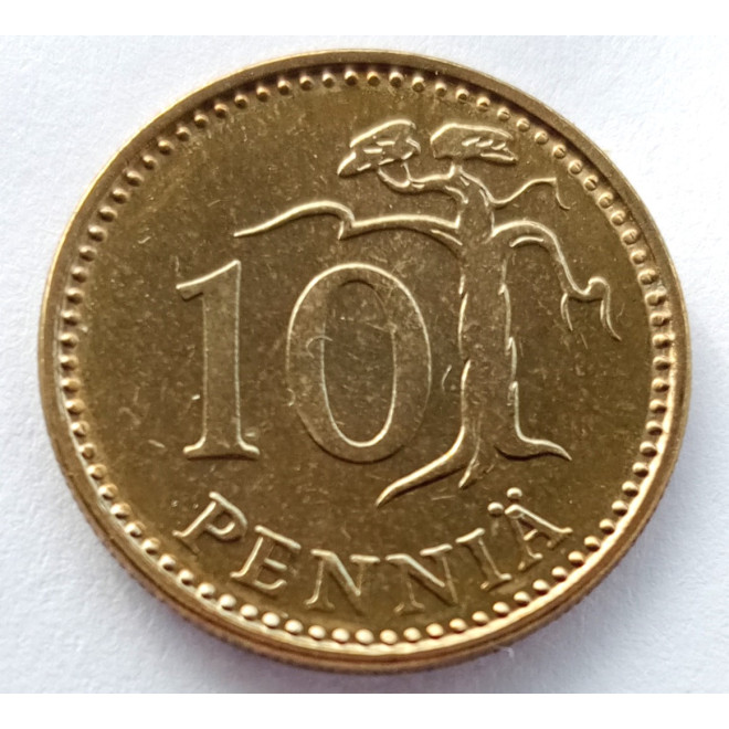 Moneta Finlandia 10 Penni 1985