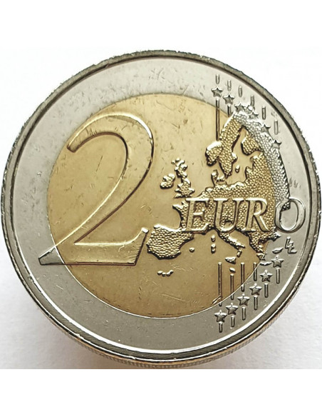 Rewers monety Luksemburg 2 euro 2009 Wielka Księżna Szarlotta