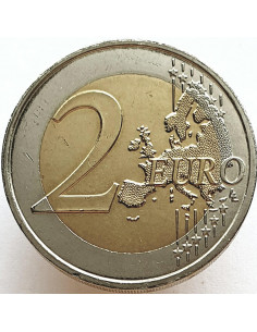 Awers monety Luksemburg 2 euro 2008 Zamek Berg 2