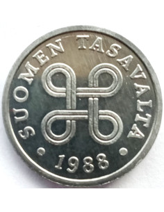 Moneta Finlandia 5 Penni 1985