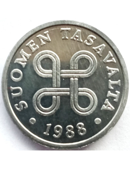 Moneta Finlandia 5 Penni 1985