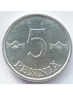 Moneta Finlandia 5 Penni 1985 2