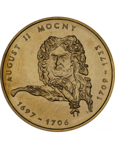 2 zł 2002 - Poczet królów i książąt polskich: August II Mocny (1697-1706, 1709-1733)