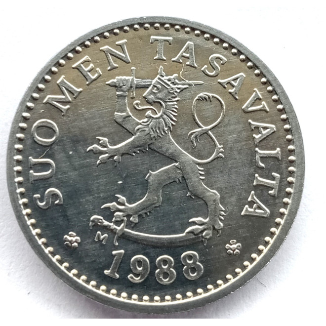 Moneta Finlandia 10 Penni 1985