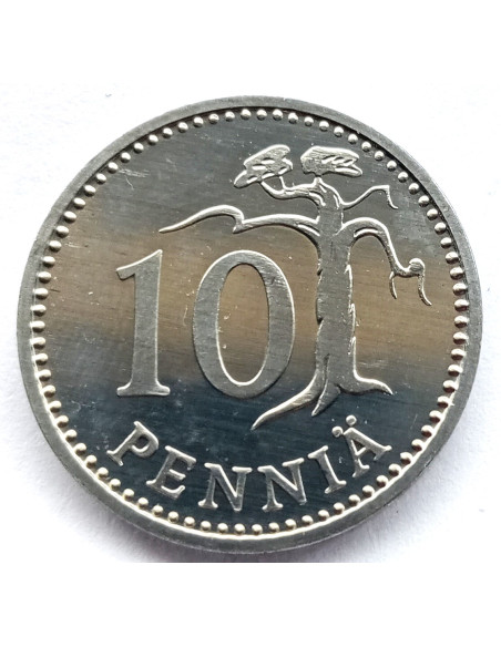 Moneta Finlandia 10 Penni 1985
