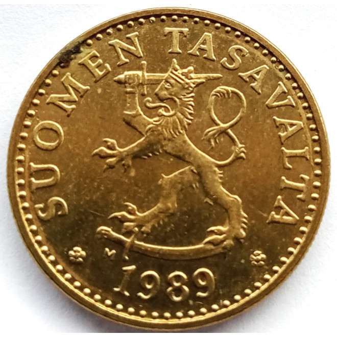 Moneta Finlandia 20 Penni 1985