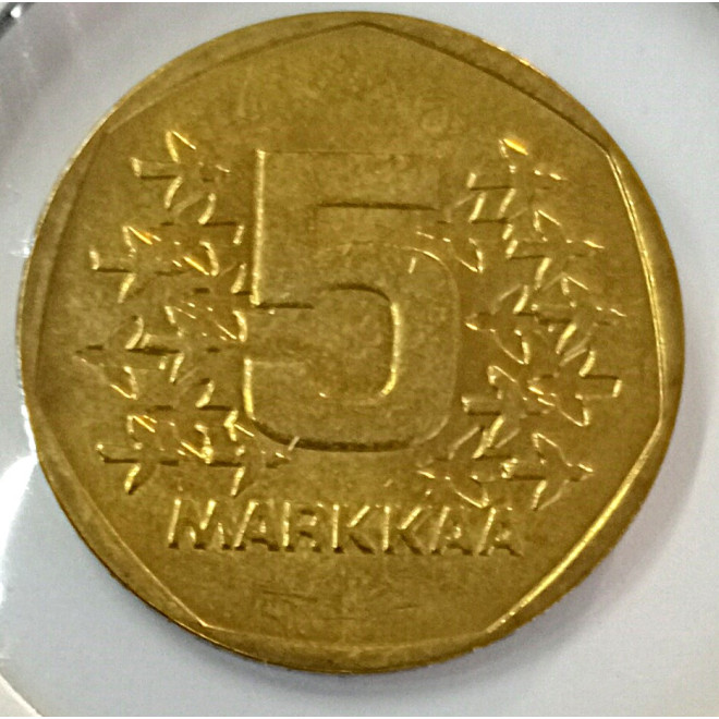 Moneta Finlandia 5 Marka1985
