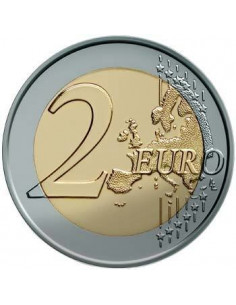 Awers monety Luksemburg 2 euro 2007 Pałac Wielkich Książąt Luksemburskich 2
