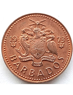 Moneta Barbados 1 Cent 1973