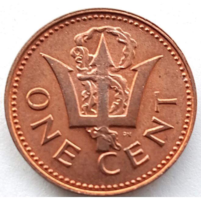 Moneta Barbados 1 Cent 1973