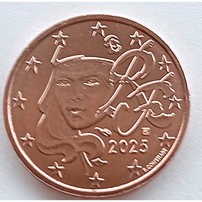 Moneta Francja 2 Euro Cent 1999