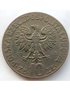 Moneta 10 Złotych 1968 Mikołaj Kopernik 2