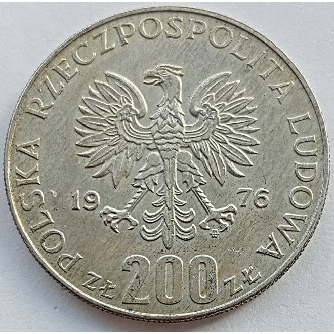 Moneta 200 Złotych 1976 XXI Letnie Igrzyska Olimpijskie