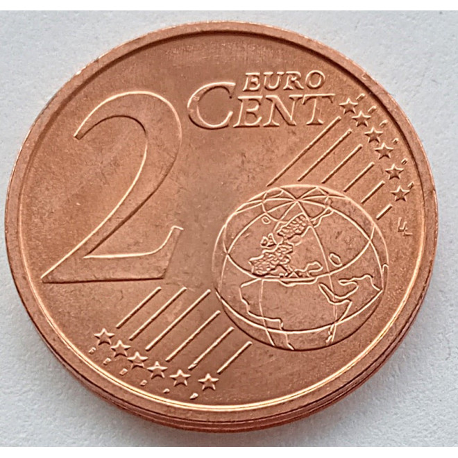 Moneta Hiszpania 2 Euro Cent 2012