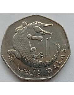 Moneta Gambia 1 Dalasi 1987 2