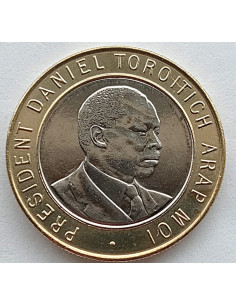 Moneta Kenia 10 Szylingów 1997