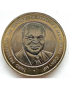 Moneta Kenia 40 Szylingów 2003 40 lat niepodległości