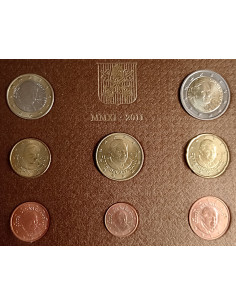 Awers monety Watykan Różne euro zestaw menniczy 2011 2