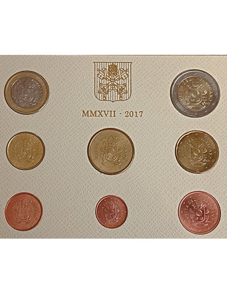 Moneta Watykan Różne euro zestaw menniczy 2011