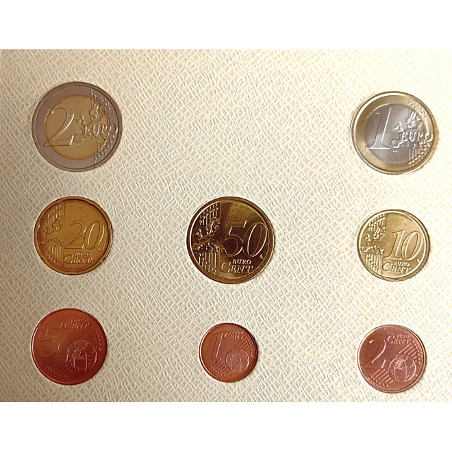 Moneta Watykan Różne euro zestaw menniczy 2011