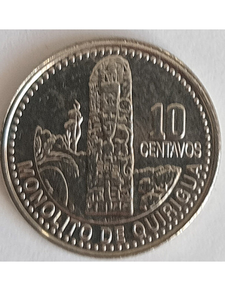 Moneta Gwatemala 10 Centavo 2010