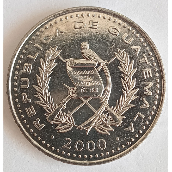Moneta Gwatemala 25 Centavo 2000