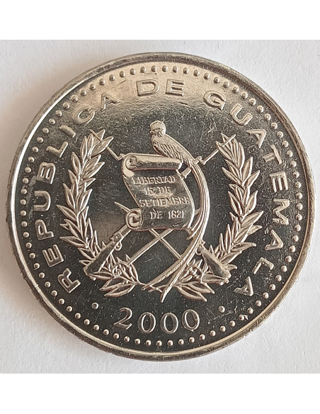 Moneta Gwatemala 25 Centavo 2000